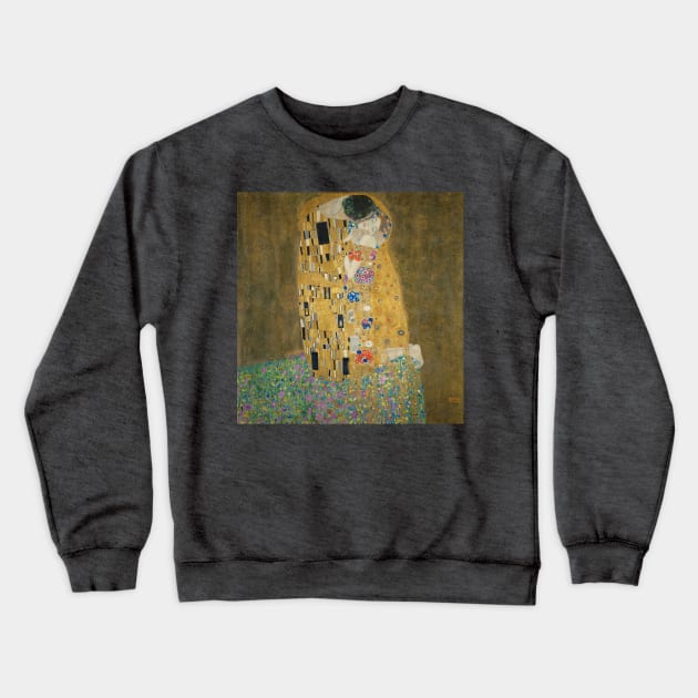 The Kiss, by Gustav Klimt Crewneck Sweatshirt by SteelWoolBunny